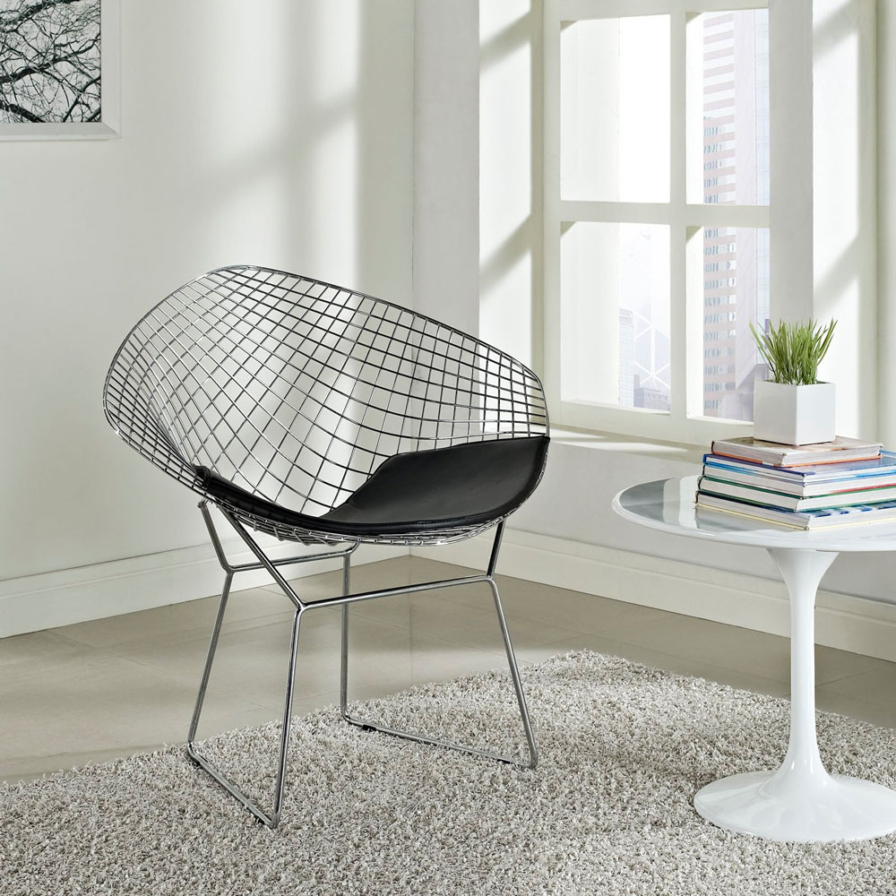 diamond chair Harry Bertoia graduate design